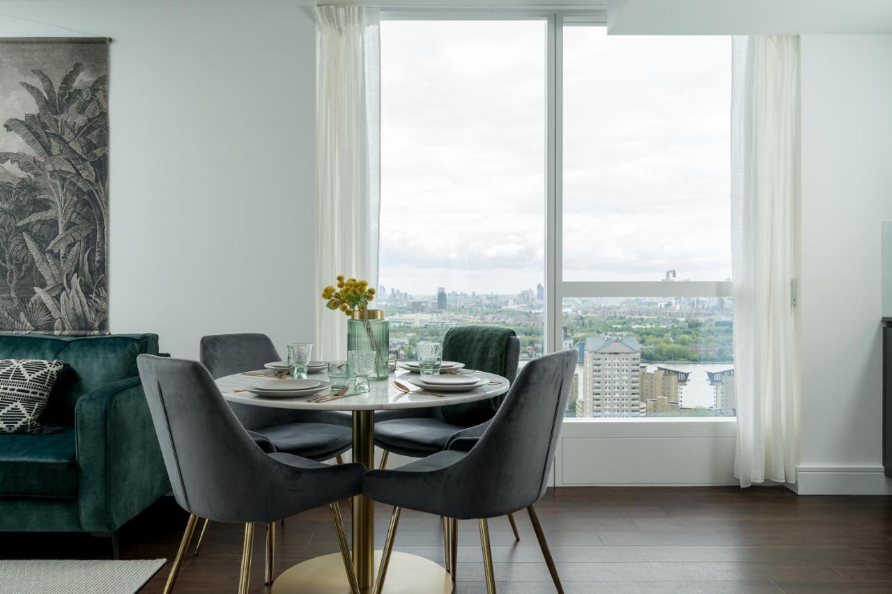 Luxurious Spacious 2Bed Suites Skyline River Views By Canary Wharf London Exteriör bild
