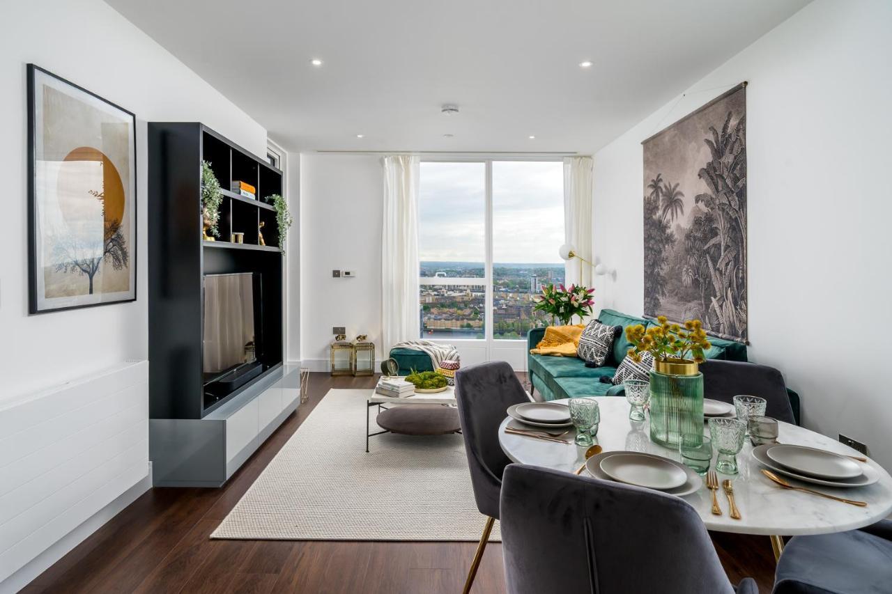 Luxurious Spacious 2Bed Suites Skyline River Views By Canary Wharf London Exteriör bild