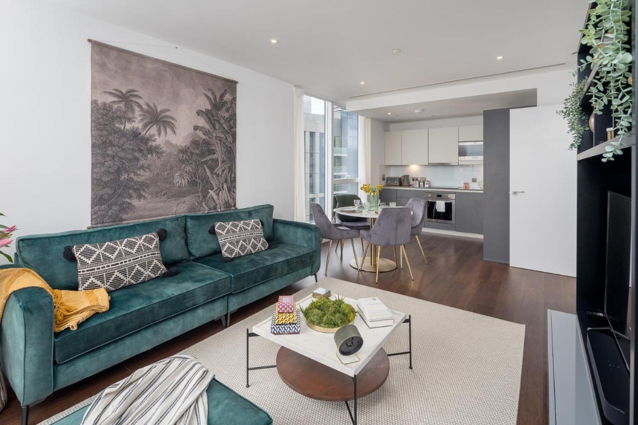 Luxurious Spacious 2Bed Suites Skyline River Views By Canary Wharf London Exteriör bild