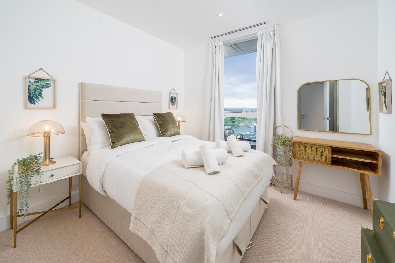 Luxurious Spacious 2Bed Suites Skyline River Views By Canary Wharf London Exteriör bild