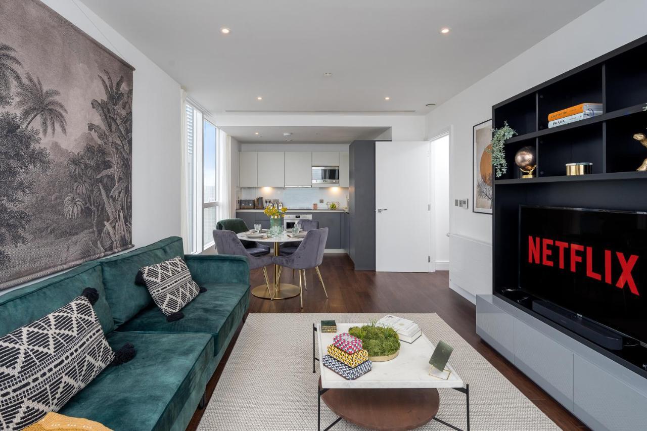 Luxurious Spacious 2Bed Suites Skyline River Views By Canary Wharf London Exteriör bild