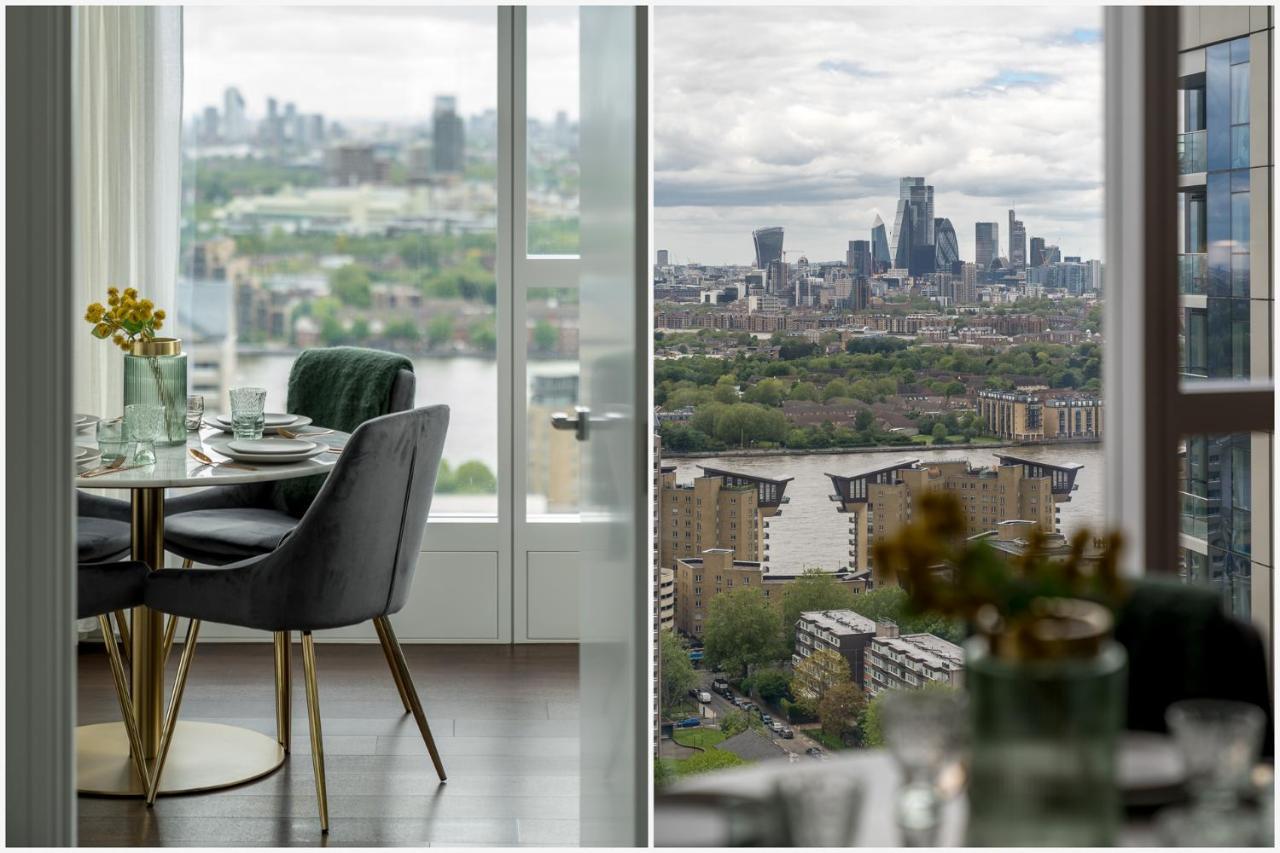 Luxurious Spacious 2Bed Suites Skyline River Views By Canary Wharf London Exteriör bild