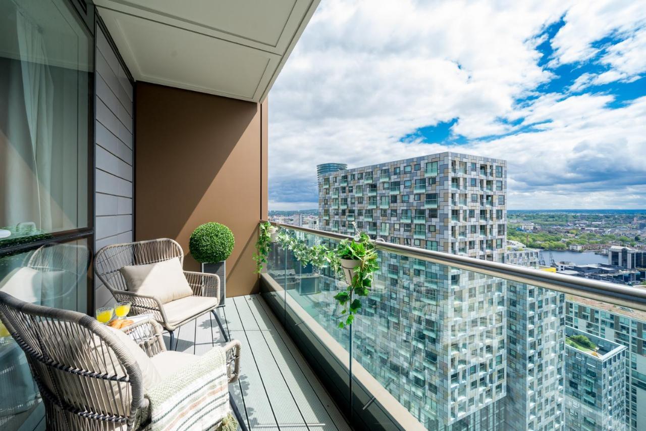 Luxurious Spacious 2Bed Suites Skyline River Views By Canary Wharf London Exteriör bild