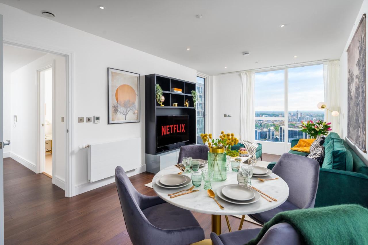 Luxurious Spacious 2Bed Suites Skyline River Views By Canary Wharf London Exteriör bild