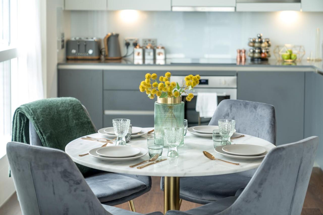 Luxurious Spacious 2Bed Suites Skyline River Views By Canary Wharf London Exteriör bild